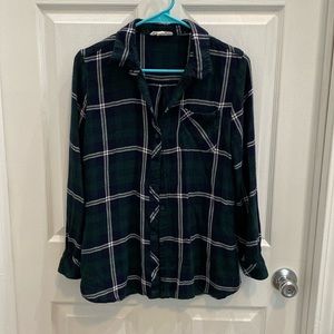 Plaid button up shirt